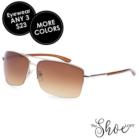 Air Force Pilot Rimless Sunglasses